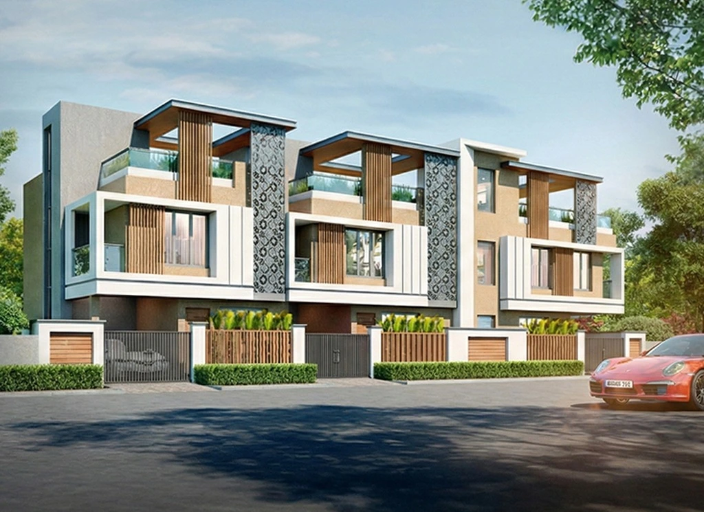 Bora's Trinity Row Villas Elevation